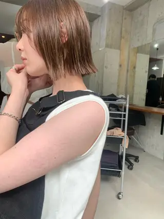 ショート SAKURA 原宿所属・なかの たくみのヘアスタイル