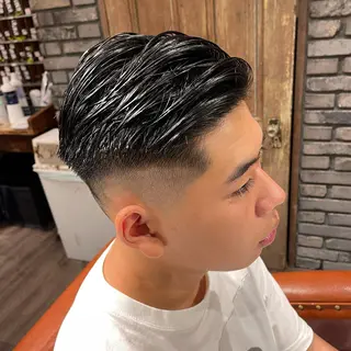 ショート メンズ peakshair所属・堀江/メンズパーマ 𝒀𝑼𝑻𝑶のヘアスタイル