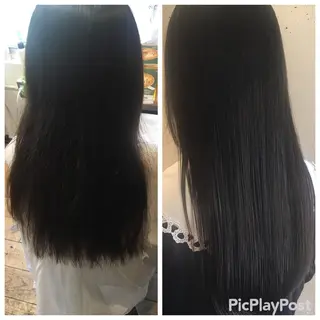 ロング 凪の 旅先のヘアスタイル