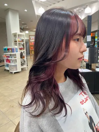 カラー みやもと みくのヘアスタイル