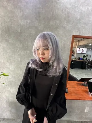 ミディアム カラー C'LD Hair Produce【シールドヘアープロデュース】所属・シールドヘアー/那覇 /縮毛矯正/ブリーチのヘアスタイル