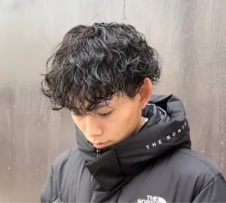 メンズ 🎖️似合わせメンズ パーマ🎖️カネキのヘアスタイル