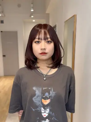 ミディアム MEGULI所属・新田 琴美/ 透明感/レイヤーのヘアスタイル