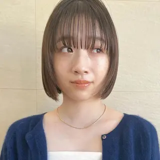 ショート カラー 🌱小顔ヘア/ボブ ミディアム/双葉🌱のヘアスタイル