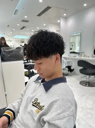 ショート パーマ メンズ 🐺韓国風メンズ特化 あさひ🐺のヘアスタイル