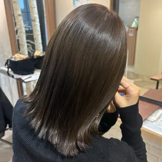 ミディアム カラー 暖色/艶カラー🍑☆ /杉村夏希のヘアスタイル