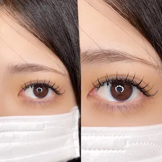 マツエク・マツパ 🎀銀座パリジェンヌ マツエクmomo🎀のマツエク・マツパデザイン