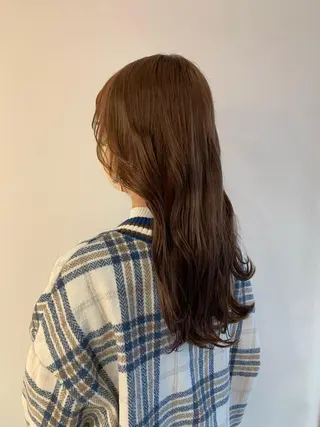 ロング カラー えんどう みほのヘアスタイル
