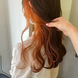 ロング カラー 中山 まどかのヘアスタイル