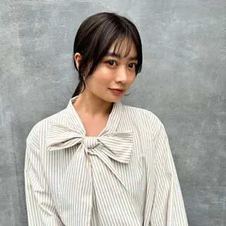 ロング ヘアアレンジ 野崎 桃実のヘアスタイル