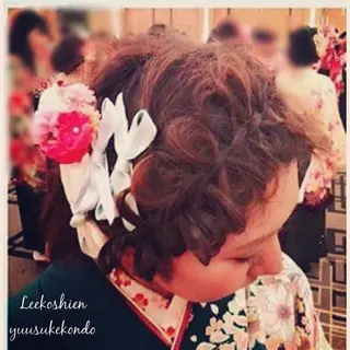 ヘアアレンジ _WHITE高槻所属・_WHITE高槻店 yusukeのヘアスタイル