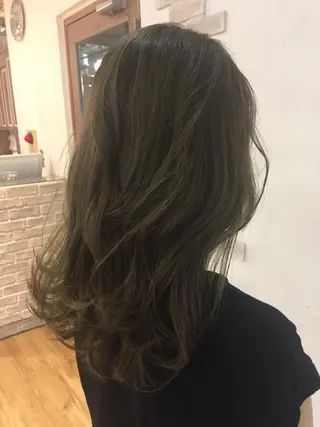 ミディアム カラー ヘアアレンジ ハットリ /北習志野のヘアスタイル