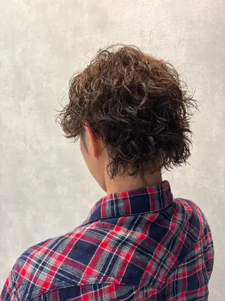 ショート パーマ メンズ 宮嶋 勇輔のヘアスタイル