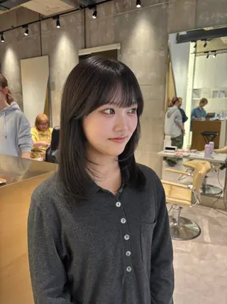 セミロング カラー mina🪐立川駅/ レイヤー/ボブのヘアスタイル