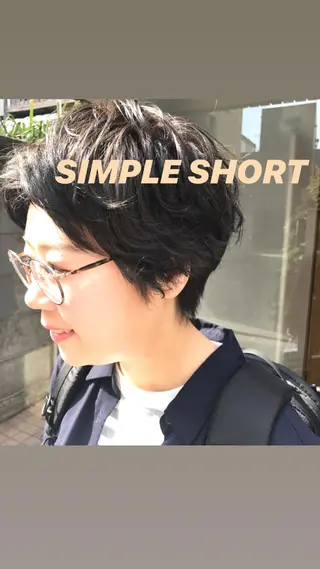 ショート yoyo所属・ショートカット🍃 髪質改善✨岡元瑞貴のヘアスタイル