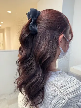 セミロング カラー AITOKYO Ｓ渋谷所属・渋谷/ハイトーン/ ブリーチ/歩夢のヘアスタイル