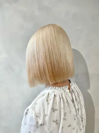 ショート カラー ハイトーン×レイヤー ／遠藤将太のヘアスタイル