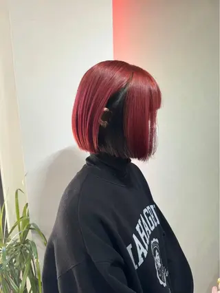 カラー 山名 璃湖のヘアスタイル