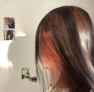 セミロング カラー INORI /フェイスレイヤーのヘアスタイル