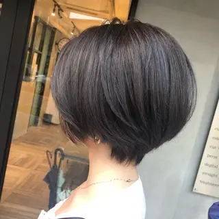 ショート La fith hair lov.駅家店【ラフィス ヘアー ロブ】所属・Lafithhair lov. 福山駅家店のヘアスタイル