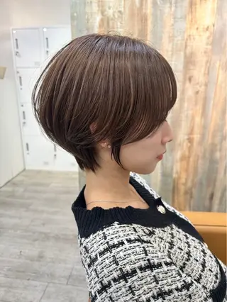 ショート レイヤーカットモデル 募集中🫧中山理央のヘアスタイル