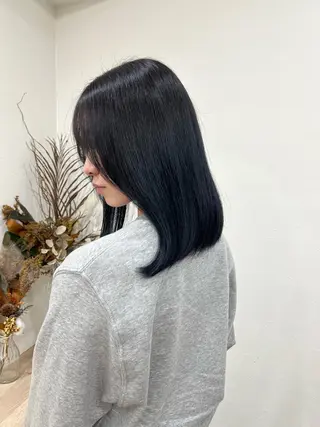 セミロング カラー TOKI mahoのヘアスタイル