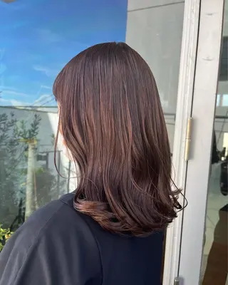 ミディアム カラー GO TODAY SHAiRE SALON 原宿本店所属・ボブ/レイヤー/ ハッシュカット/河内のヘアスタイル