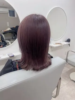 ミディアム カラー Lil by JIL BLAN所属・美髪ヘア💛 TOMOMIのヘアスタイル