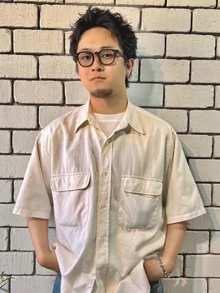ショート パーマ メンズ men’s salon NOA solte. 【メンズサロン ノアソルテ】所属・メンズパーマ職人 加藤 弘貴のヘアスタイル