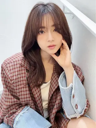 ミディアム Hello by Sea所属・レイヤー/艶髪/ボブ /くびれ/伊藤　勇司のヘアスタイル