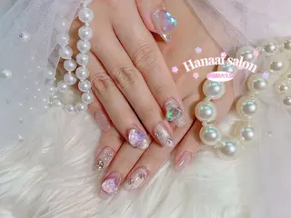 ミディアム Hanaai Salon新大久保店のネイルデザイン