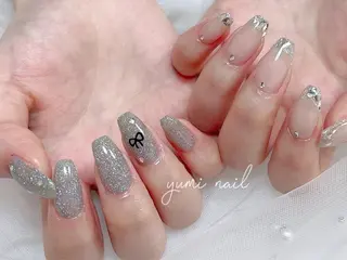 ネイル 𝐲𝐮𝐦𝐢🎀 長さ出しデザイン専門のネイルデザイン