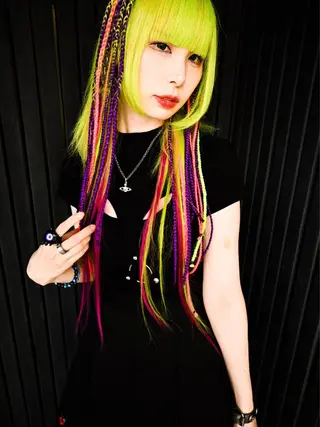 セミロング カラー ヘアアレンジ 特殊ヘア師 /TANIのヘアスタイル