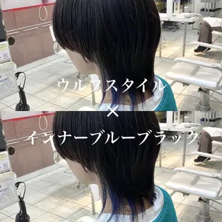 ミディアム カラー メンズ メンズパーマ/ メッシュ😎タクミのヘアスタイル