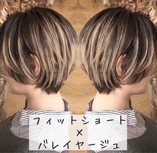 ショート カラー テトネ タカシのヘアスタイル