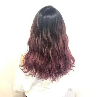 セミロング カラー パーマ 無料カットモデル募集 BLINK京橋店のヘアスタイル