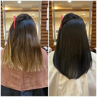 セミロング 韓国レイヤー/ 顔周り💕田中将吾のヘアスタイル