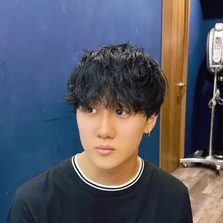 メンズ 縮毛矯正+モテカラー 🎀✨MIHOのヘアスタイル