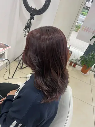 セミロング 【髪質改善カラー】 あむ·. ⟡ 🖤のヘアスタイル