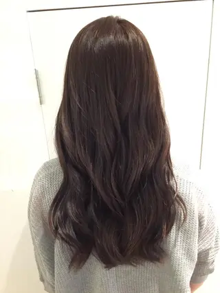 ミディアム セミロング ロング 小顔カット✨ 透明感カラー/村上のヘアスタイル