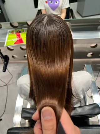 セミロング 堀江 /木下椋麻のヘアスタイル