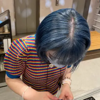 ミディアム カラー nameless miichiのヘアスタイル