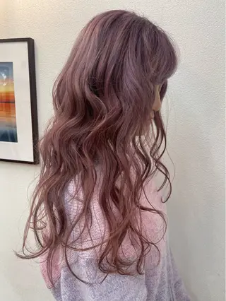 ロング カラー 艶カラー🌙縮毛矯正 /ボブ【Reina】のヘアスタイル