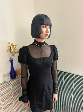 ミディアム カラー 🩷ハイトーン透明感 レイヤー🩷ユリカのヘアスタイル