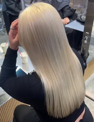 ロング レディース／メンズ パーマ特化／内山遥斗のヘアスタイル