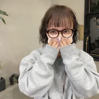 カラー パーマ cyan sayaのヘアスタイル