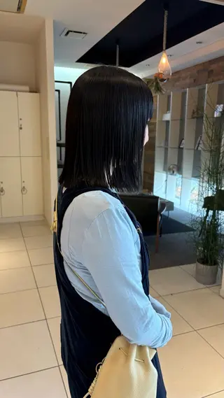 ミディアム 髪質改善/ストレート パーマ長久手/ひかるのヘアスタイル