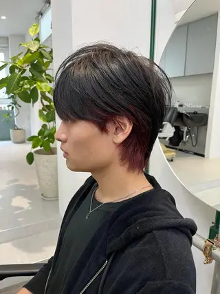 ショート カラー メンズ 堀江/心斎橋/西大橋 四ツ橋【Vers】のヘアスタイル
