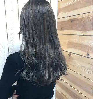 セミロング カラー hair salon Ranun髪質改善のヘアスタイル