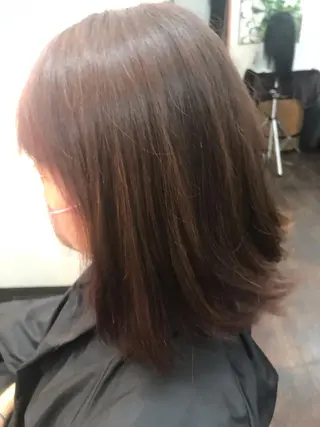 ミディアム カラー 桧山 真のヘアスタイル